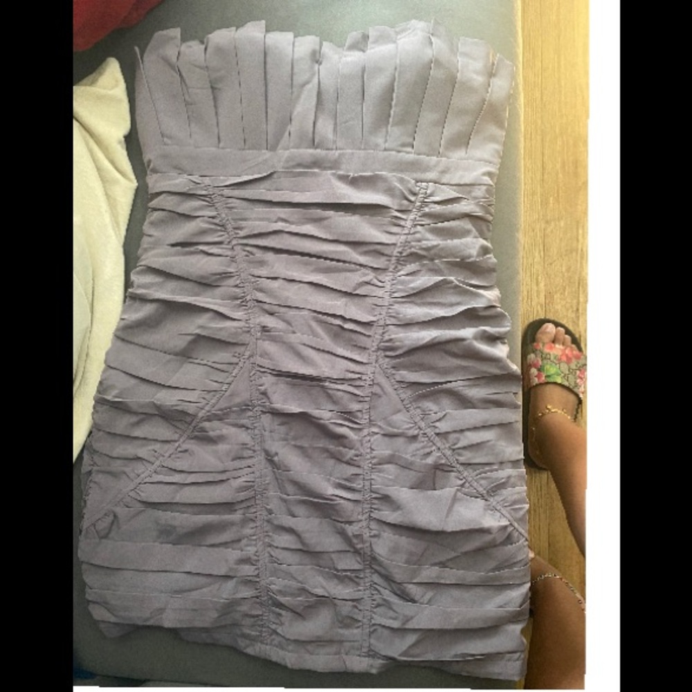 Strapless dress